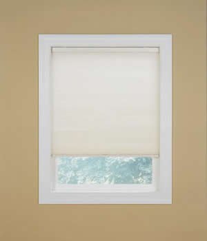 Made-to-Order Super Saver Cellular Shades, 3/4 Inch Single Cell Shades, 45W x 48H, Snow