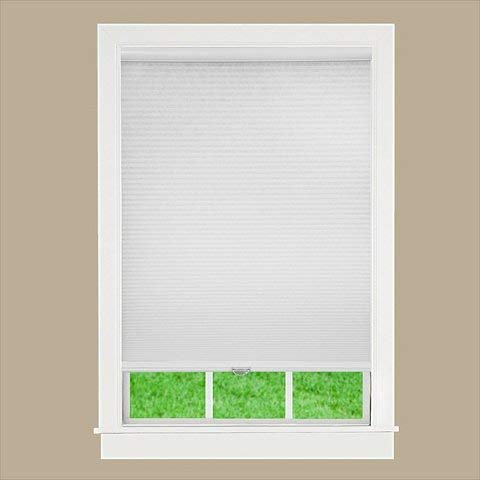 DEZ Furnishing QCWT220480 Cordless Cellular Light Filtering Shade44; White - 22 W x 48 L in.