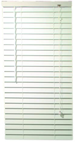 Designer's Touch 2464708 2-Inch Faux Wood Blind Crown Valance, 31 x 72 x 2-Inch, White