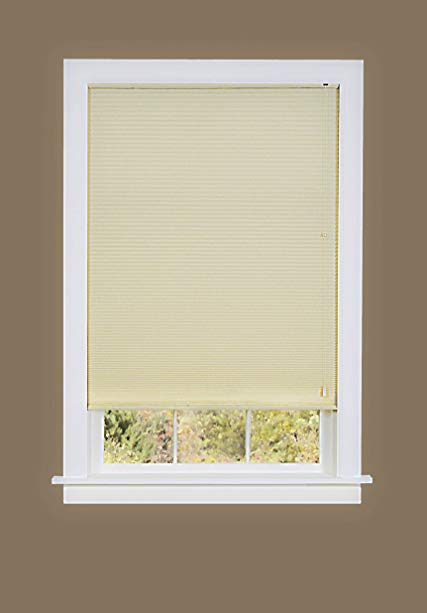 Busy Bee Collection Set of 2 Alabaster Honeycomb Cellular Pleated Light Filtering, Room Insulating Shades (23