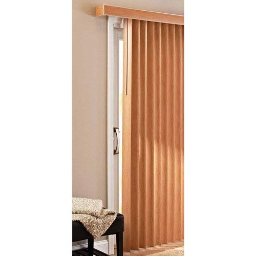 Better Homes and Gardens Vertical Blinds, Printed Oak