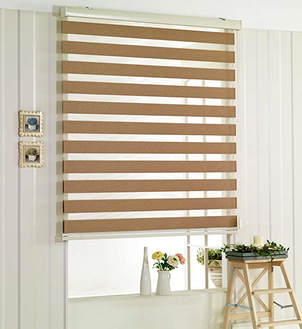 Custom Cut to Size , [Winsharp Blackout Pisa] Roller Blackout Fabric Shade Horizontal Window Blinds & Treatments , Cherry , W 27 x H 55 (Inch) , 92 Inch Wide by 72 Inch Long
